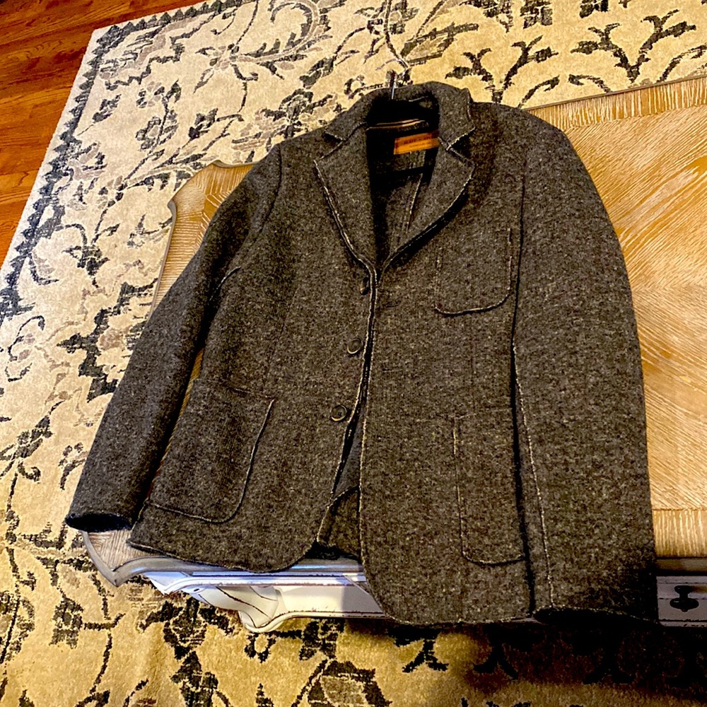 Slate & Stone Wool Pea Coat Size Large